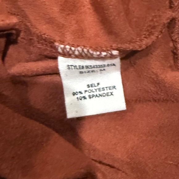 Fringed Rust Skirt - Picture 5 of 5